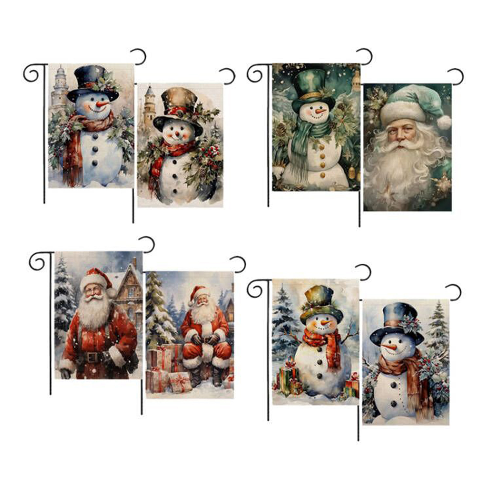 MOQ 20 Christmas Garden Outdoor Flag for Decoration 2