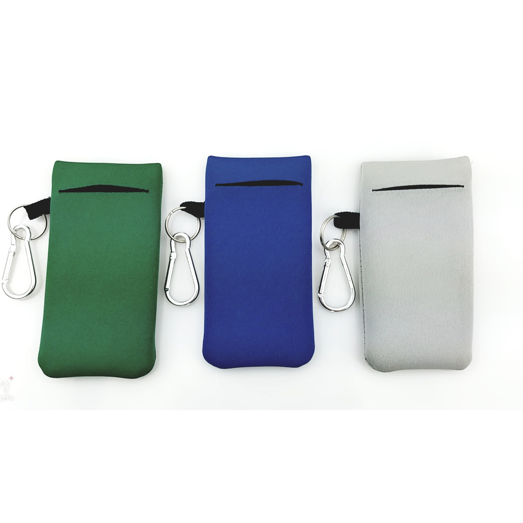 Small Neoprene Mobile Accessory Device w/ Carabineer 3