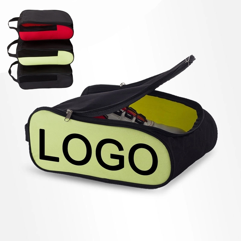Custom Gift Polyester Mesh Panel Golf Shoe Bag 3