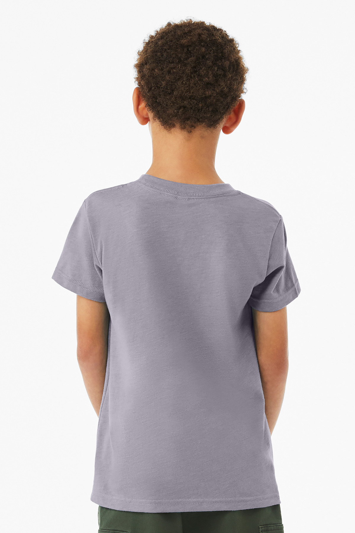 BELLA+CANVAS Youth Heather CVC Tee BC3001YCVC 11