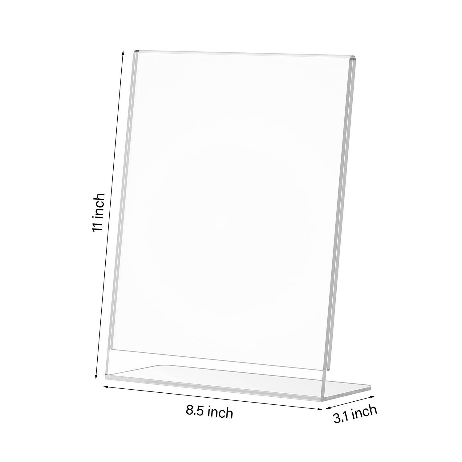 Acrylic Transparent Sign Holder 8