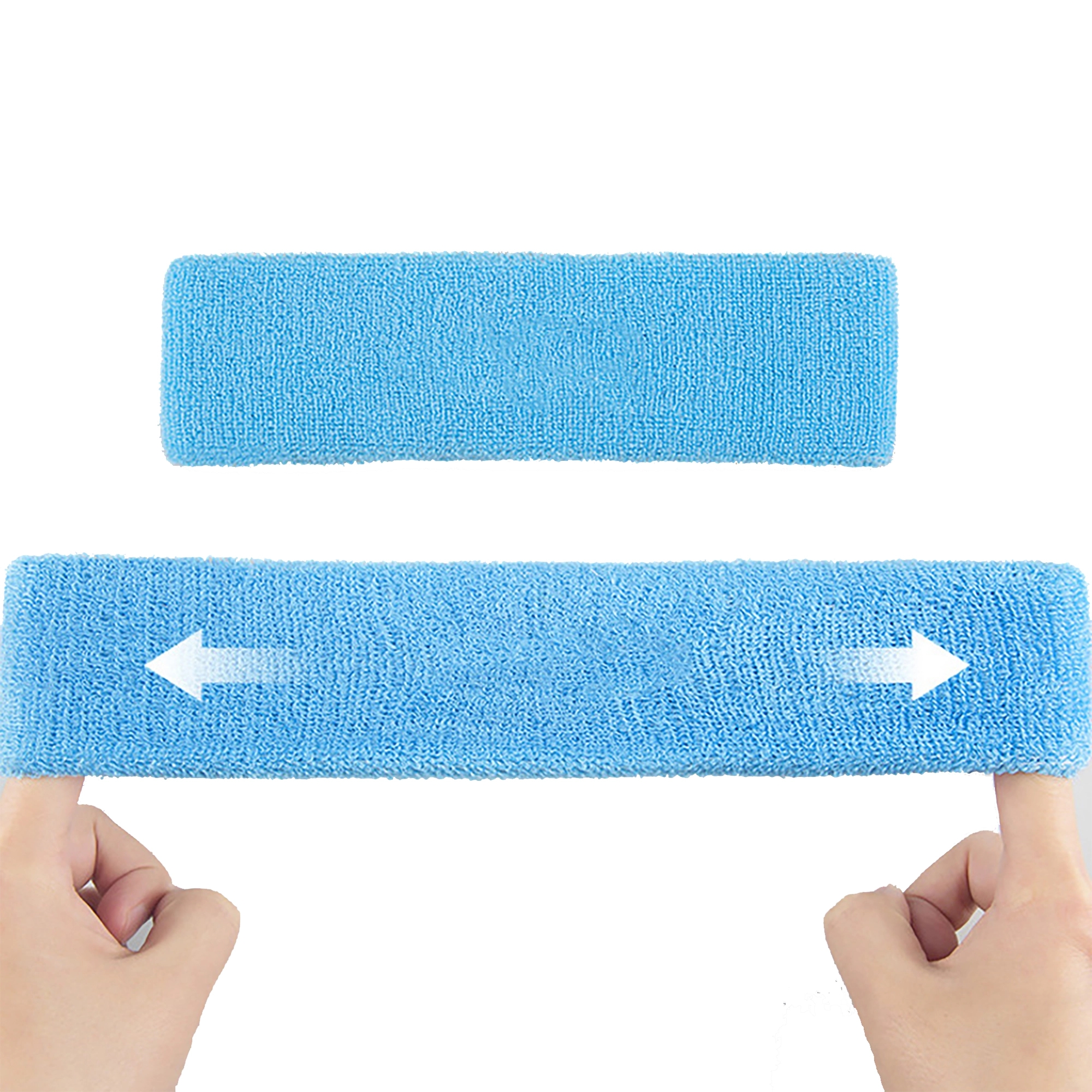 Sports moisture wicking hairband 2