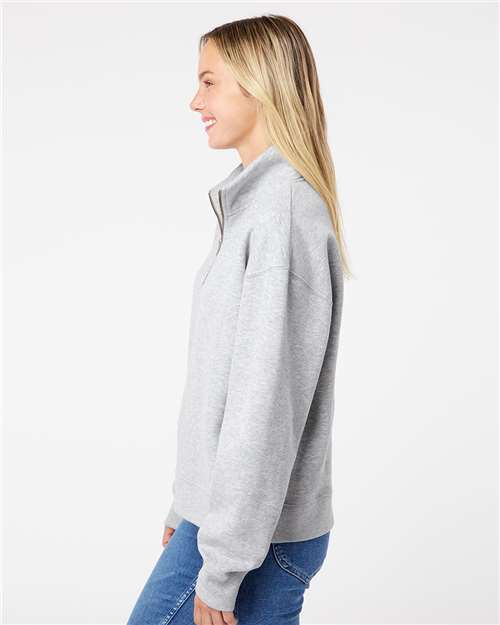 Women's Sueded Fleece Quarter-Zip Sweatshirt - W22713 17