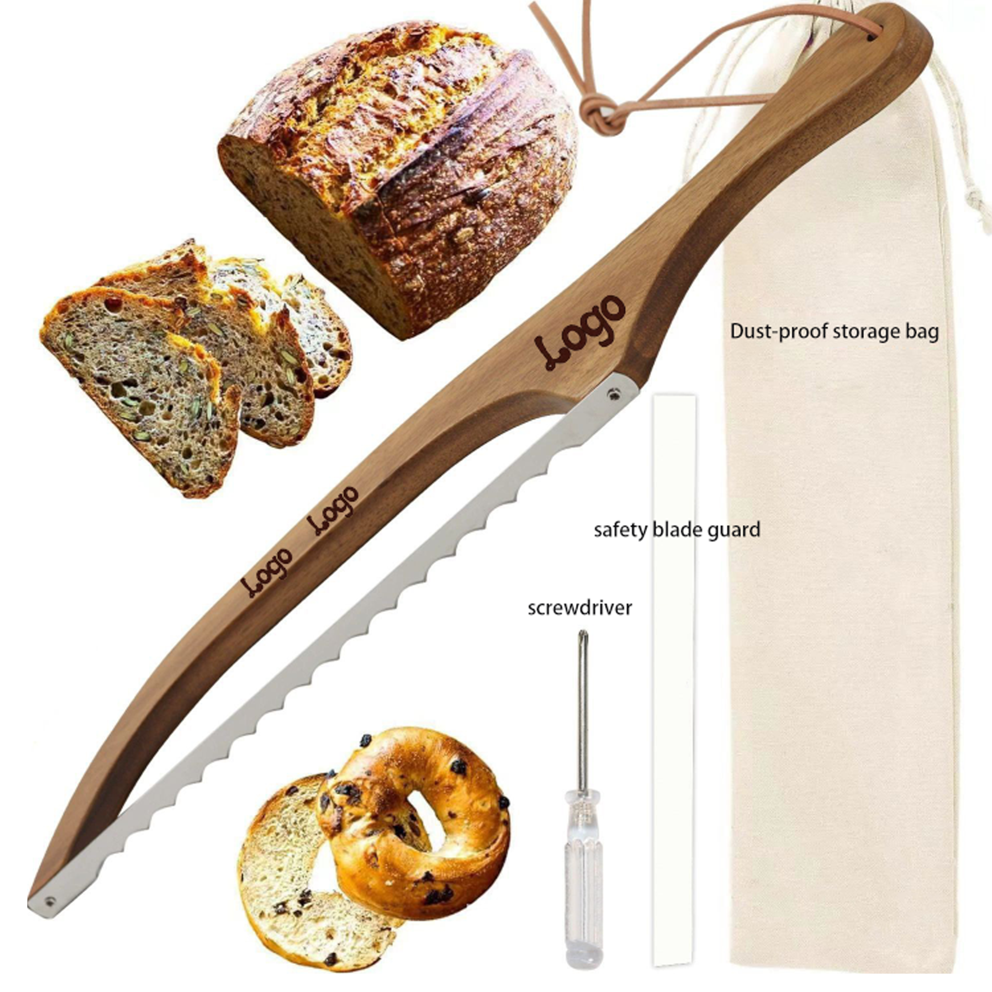 Labor-Saving Bow-Shaped Bread Knife MOQ20 2