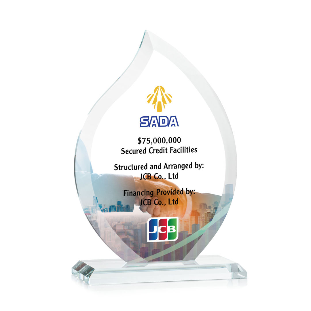 Nestor Flame VividPrint™ Award - Clear 17