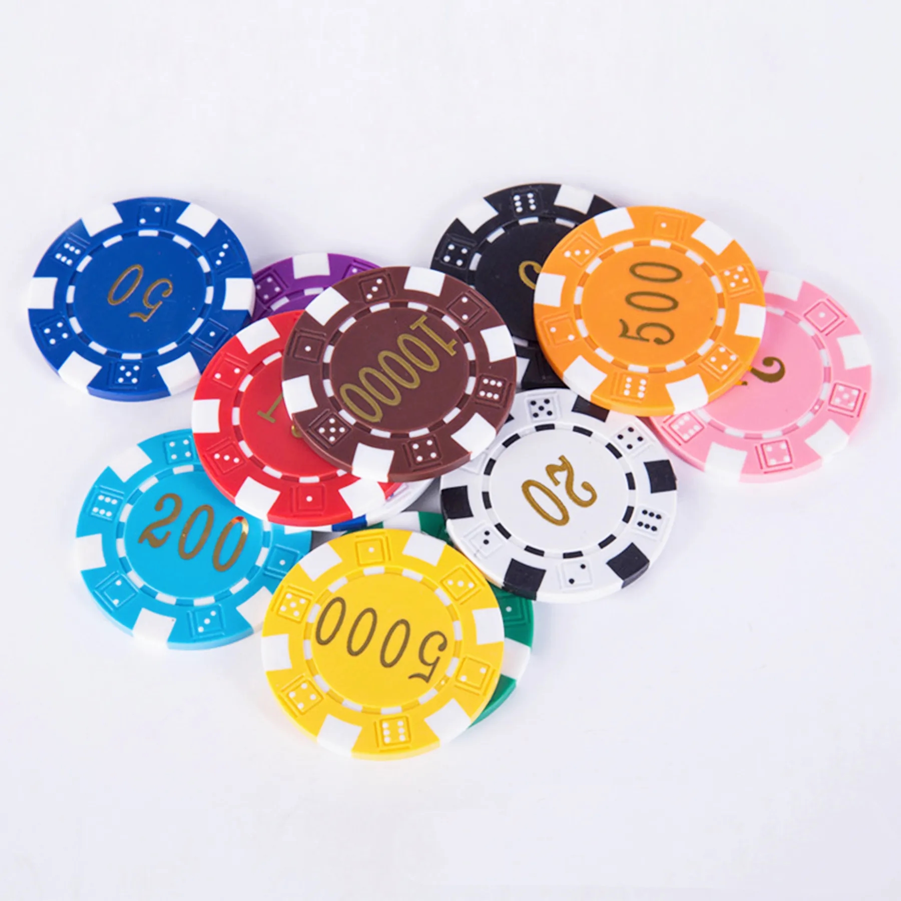 UV Printing Custom Poker Chips MOQ100 4