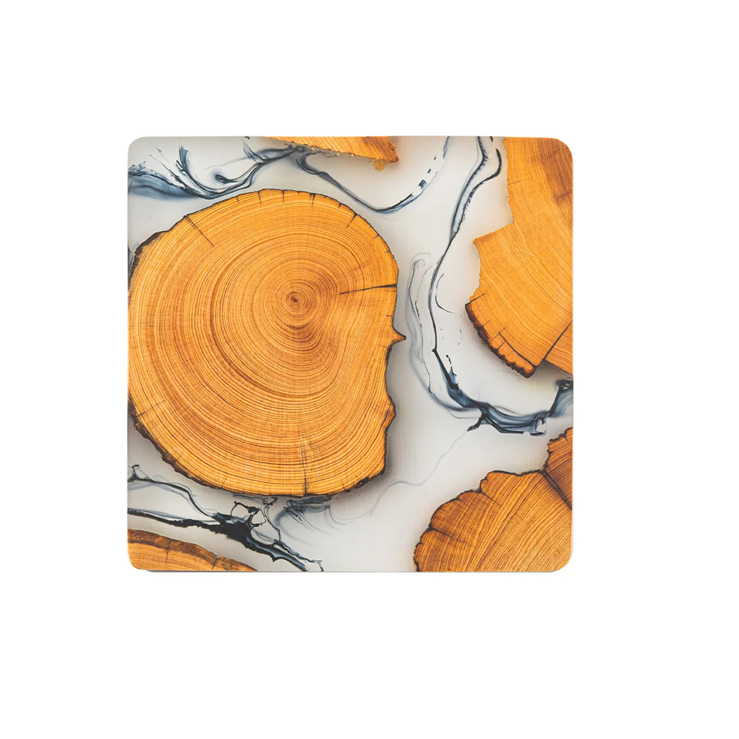 Solid Wooden Coasters(M) 4