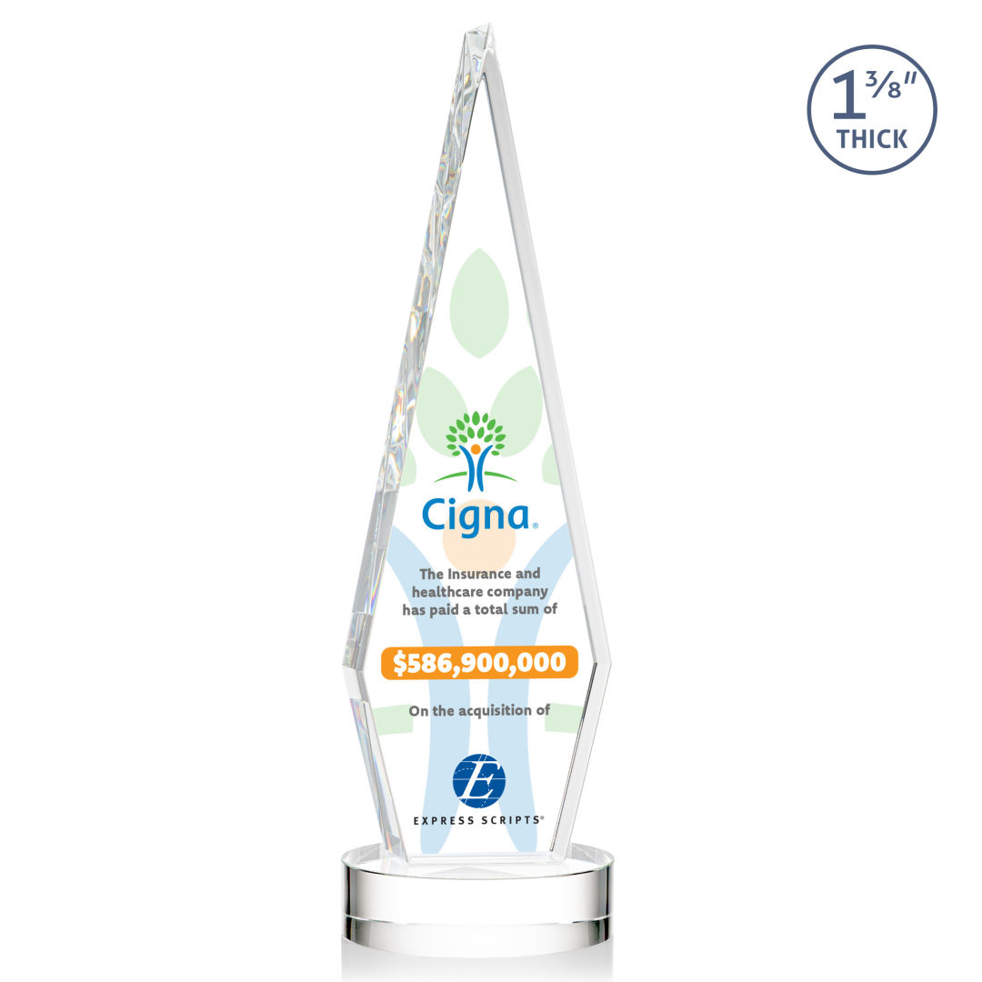 Springfield VividPrint™ Award on Stanrich Base - Clear 12