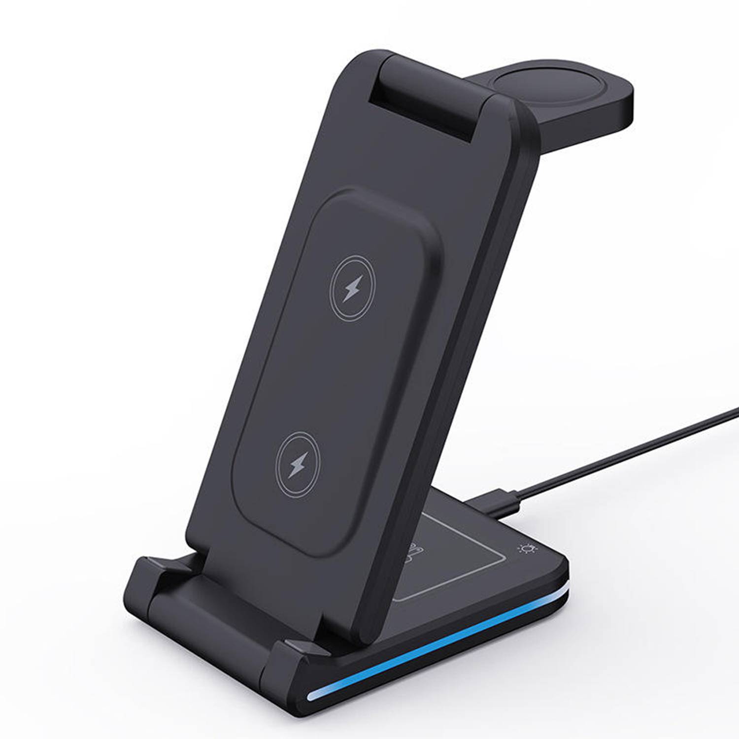 5 In 1 Foldable Wireless Charger Phone Stand 3