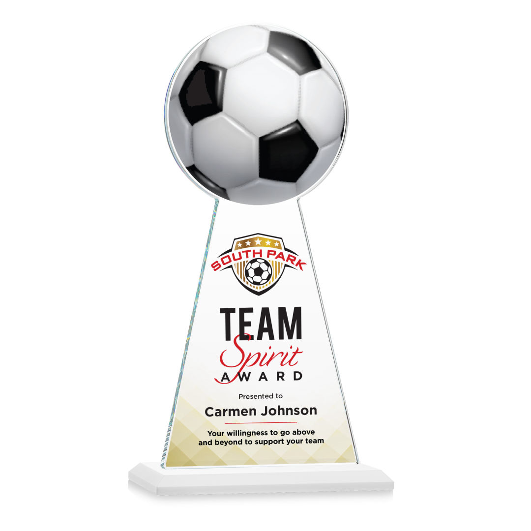 Edenwood Soccer VividPrint™ Award - White 4