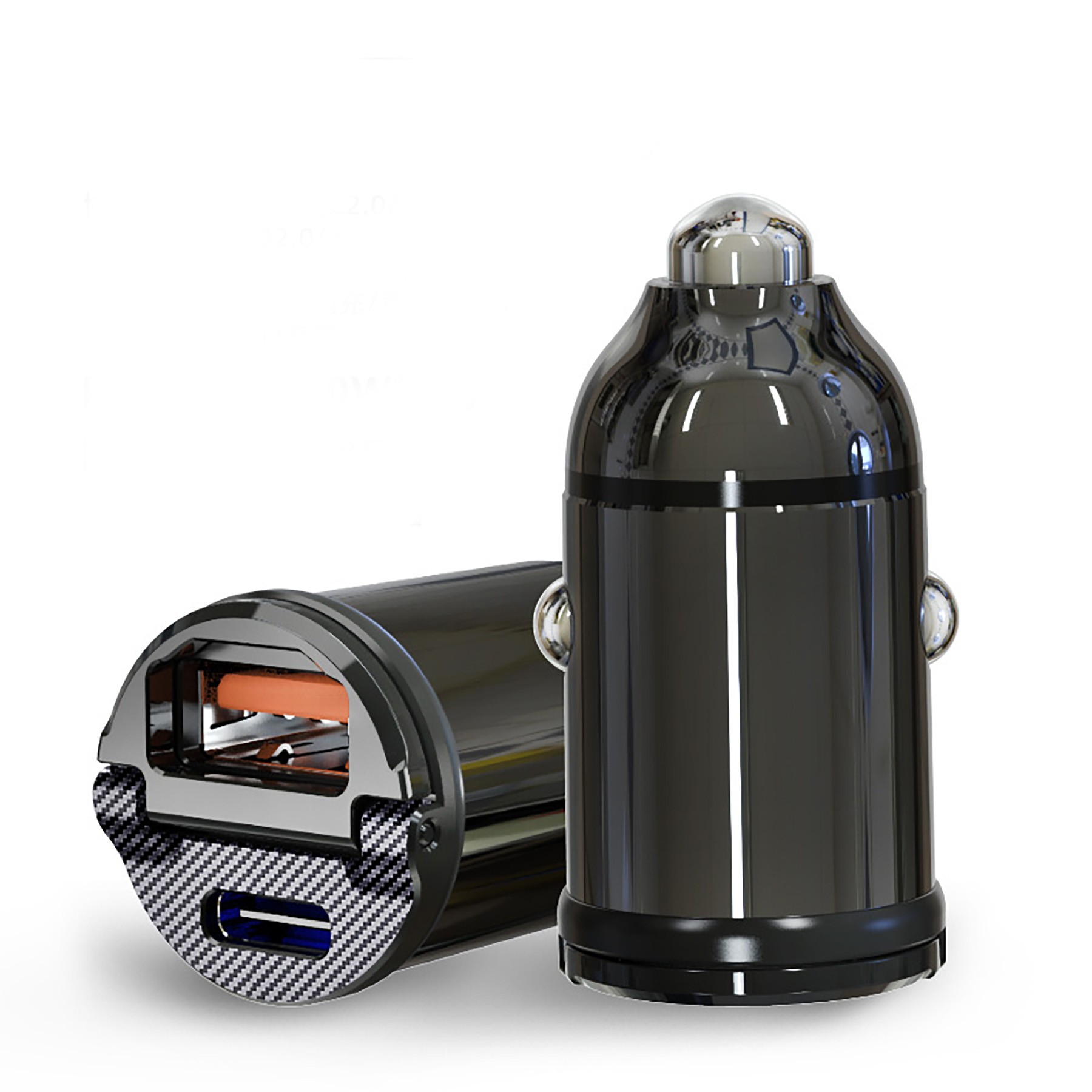 Mini 2 Port Car Charger 30W 2