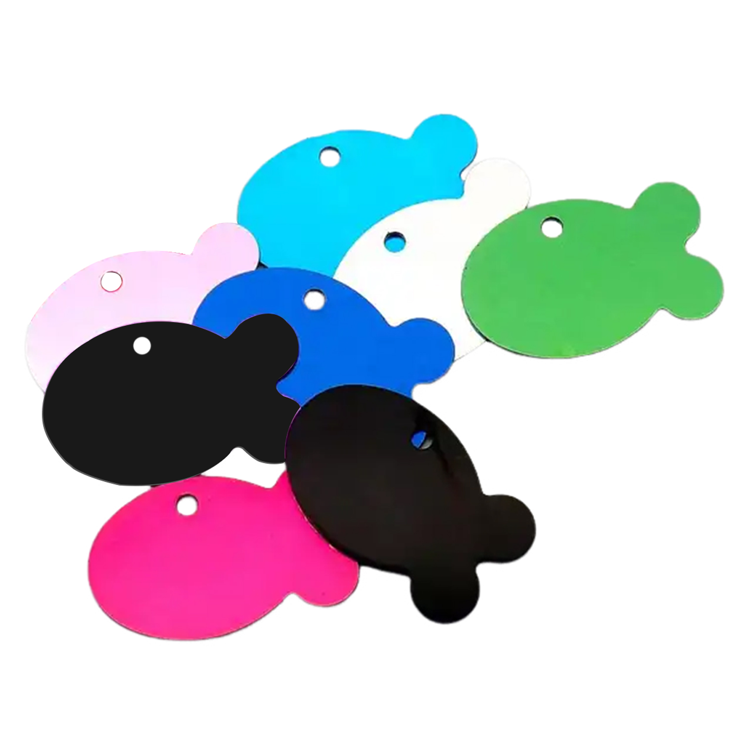 Aluminum Fish Shaped Pet Tag 13