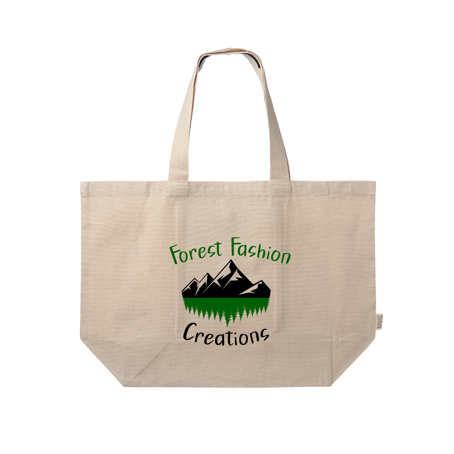 Eco Jumbo Tote Bag (2 Color Imprint) 1