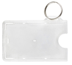 3.50" W x 2.13" H - Horizontal Rigid Card Holder (Blank) 1