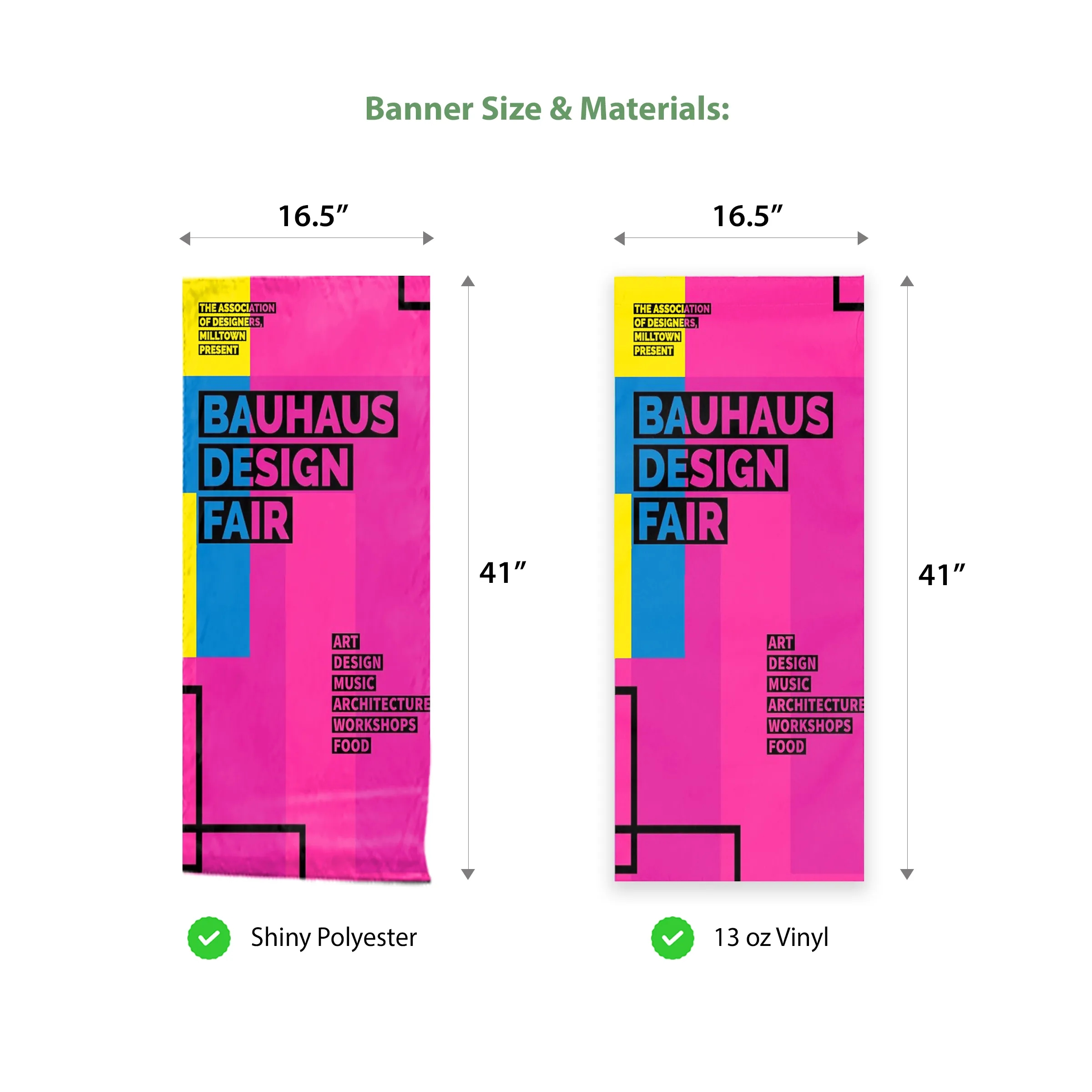 Straight Portable Podium Kit - Banner + Hardware 3