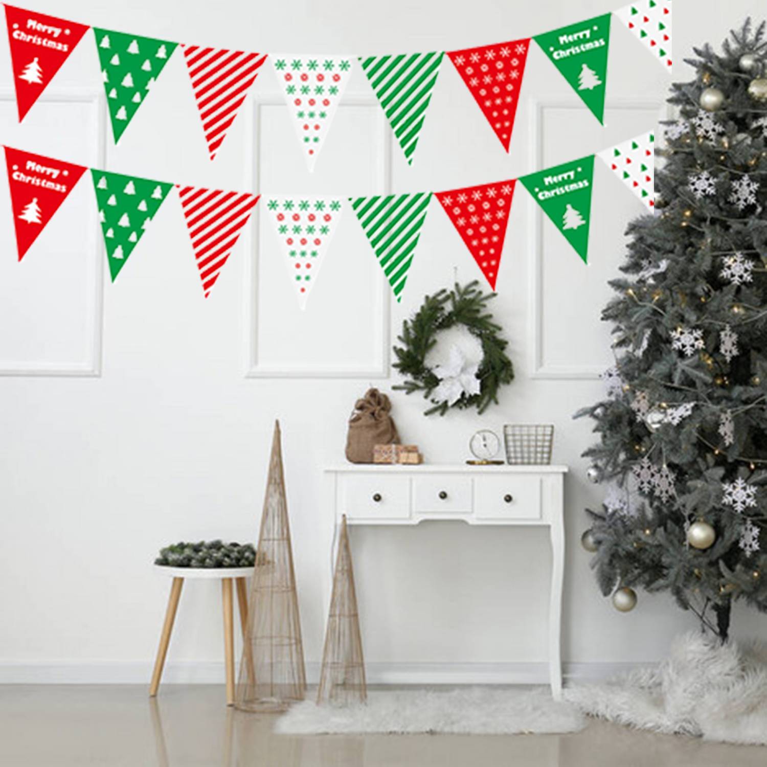 Decorative Christmas Banner Pennant 2