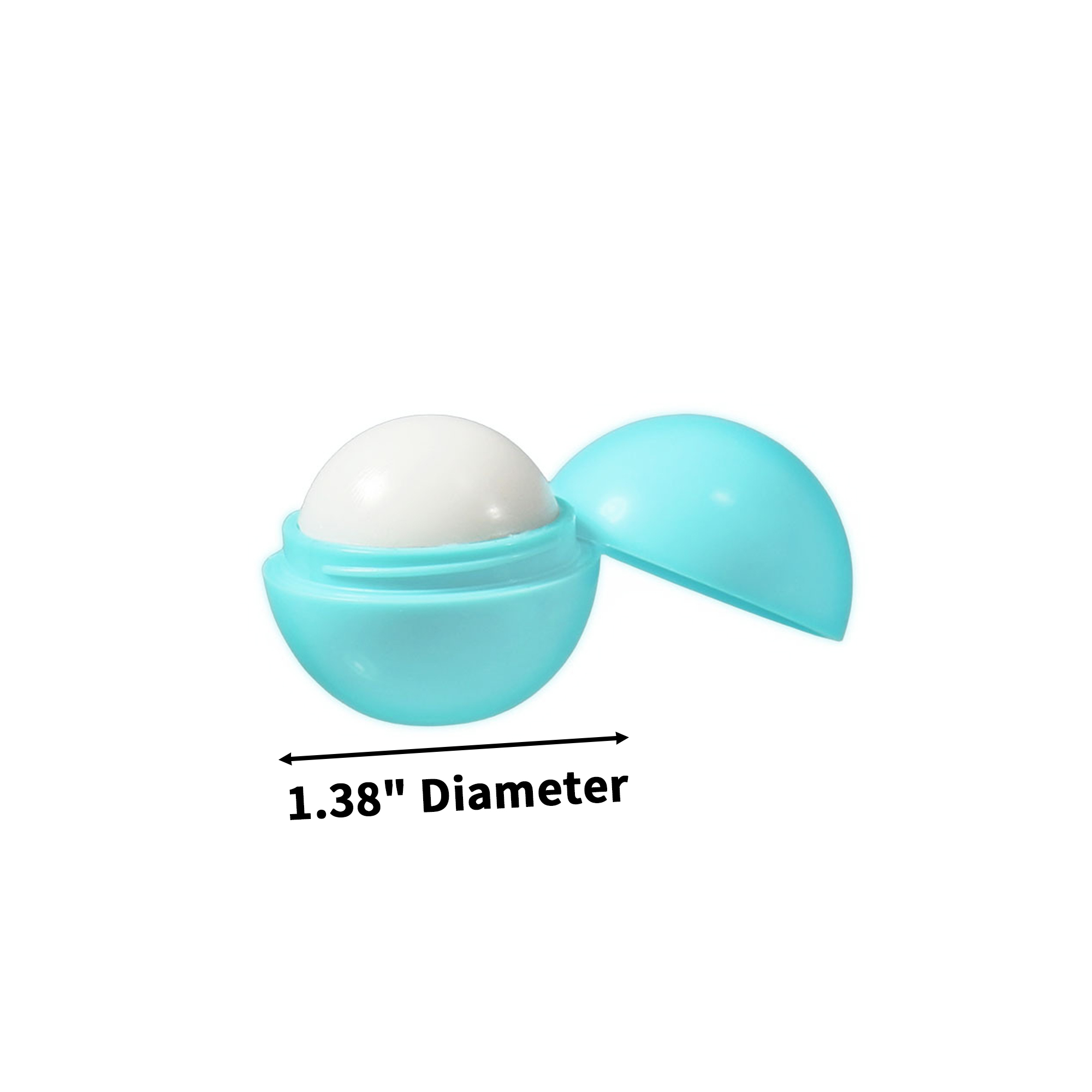 Round Moisturizing Lip Balm In Compact Sphere 14