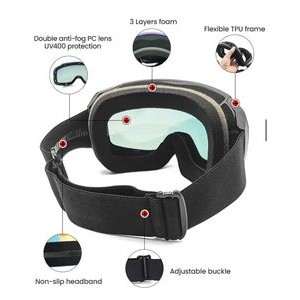 100% UV400 Protection Snow Goggles for Men & Women 2