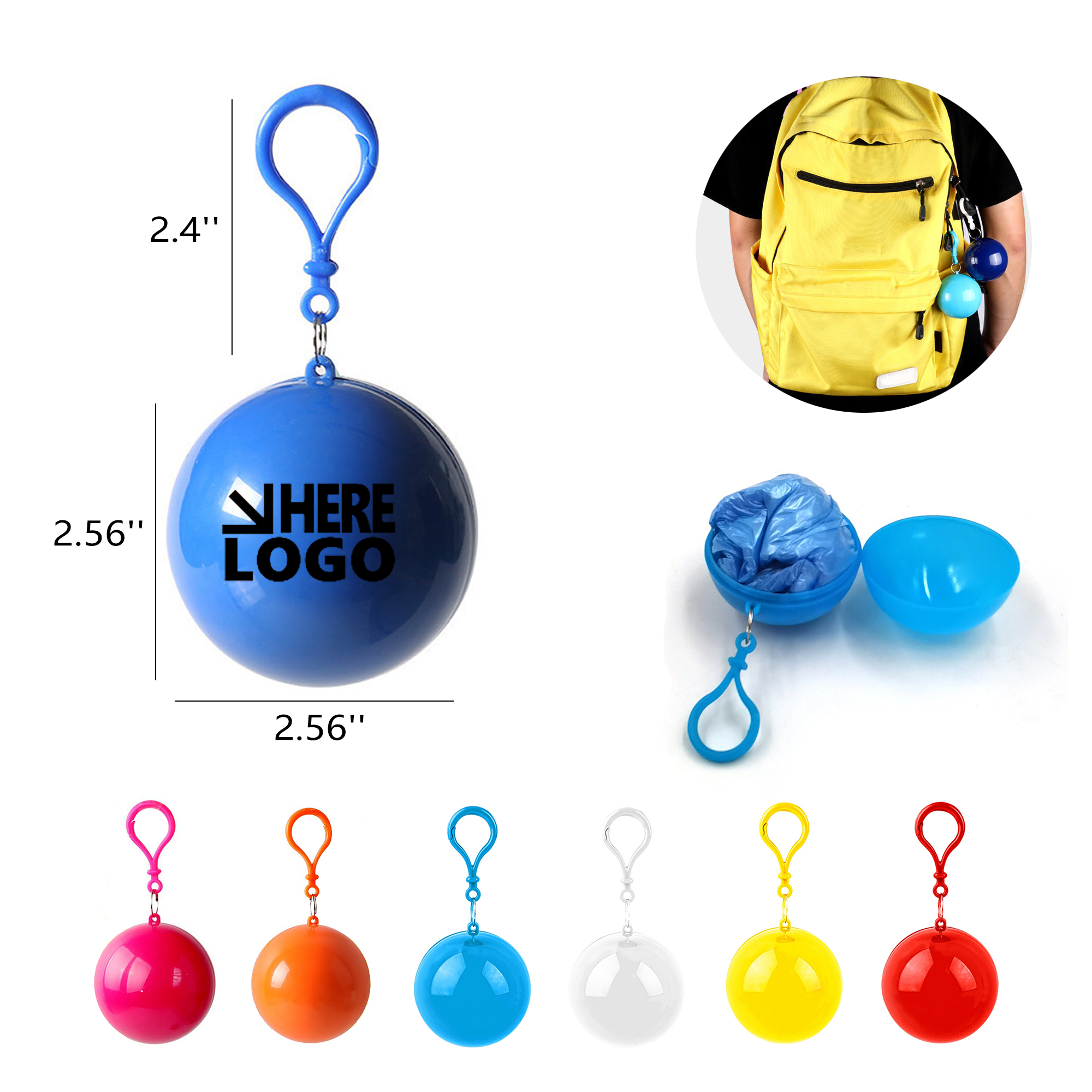 Disposable Raincoat Ball MOQ50 3