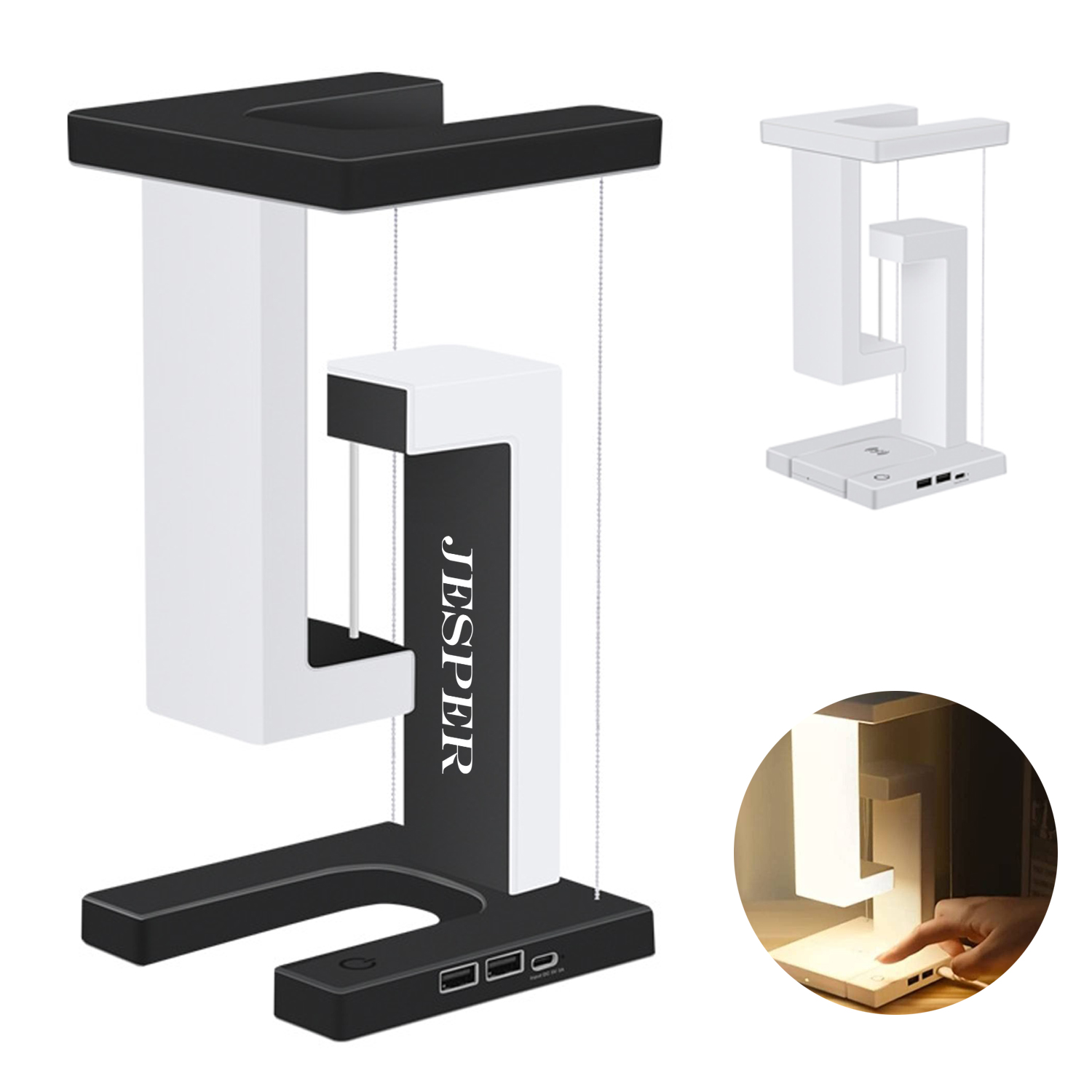 2 in 1 Levitating Wireless Charger & Desk Lamp 6