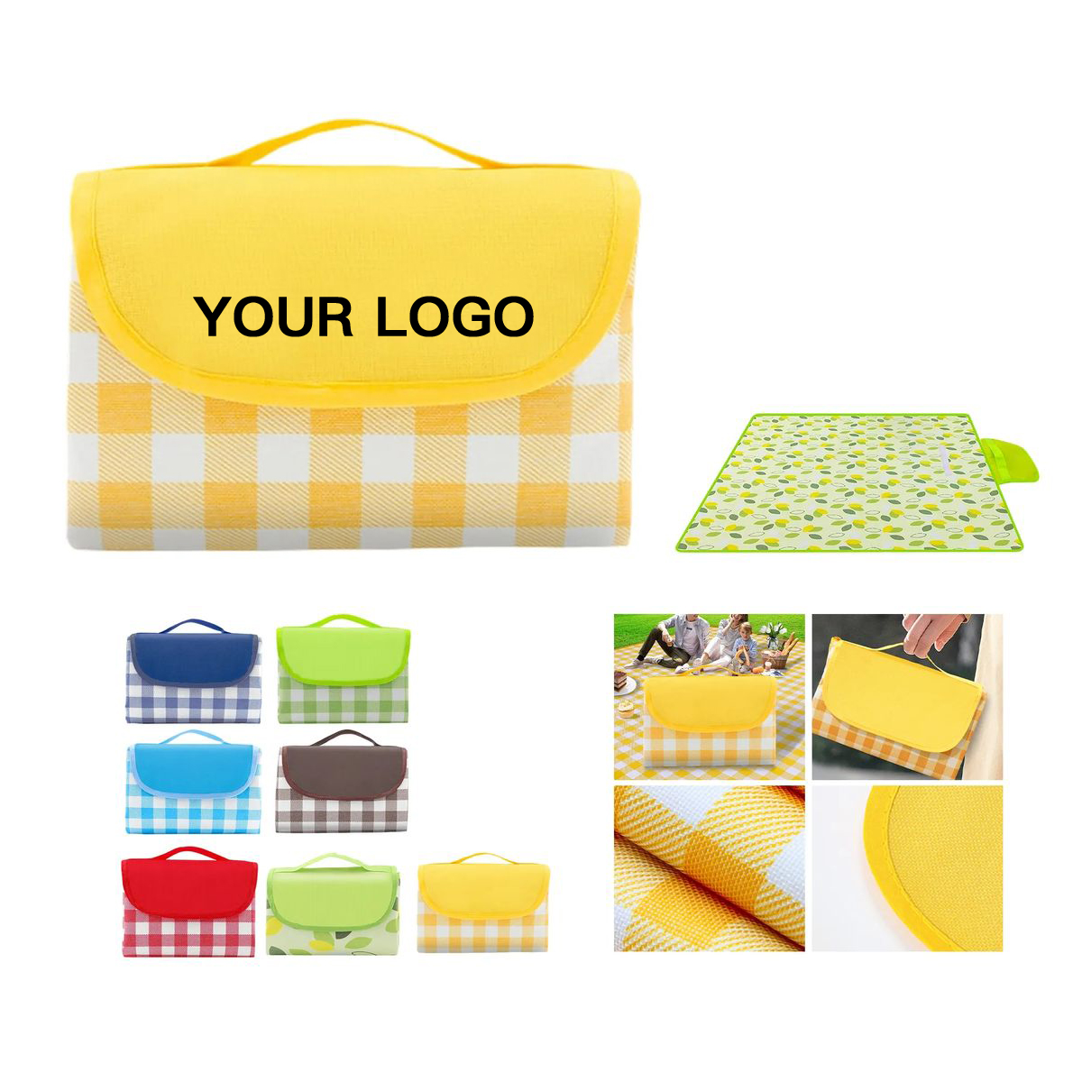 Portable Non-Woven Picnic Mat for Park, Beach, or Camping 1