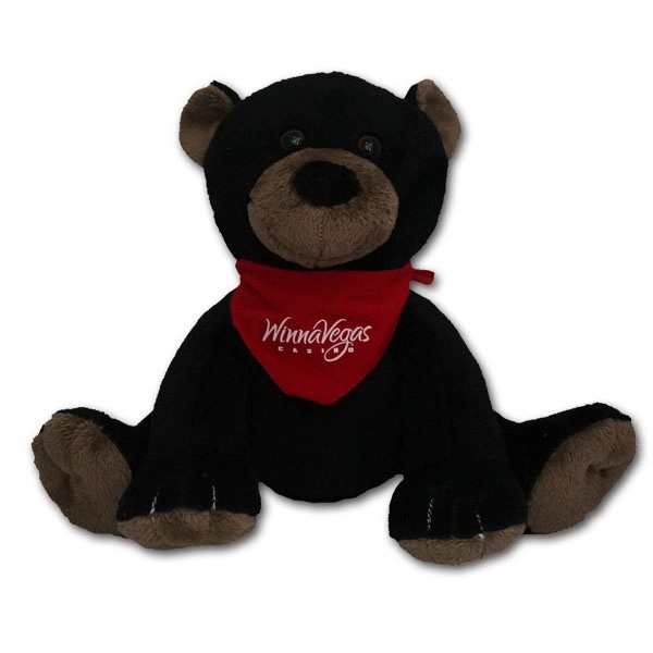 8"  Black Bear Coin Bank