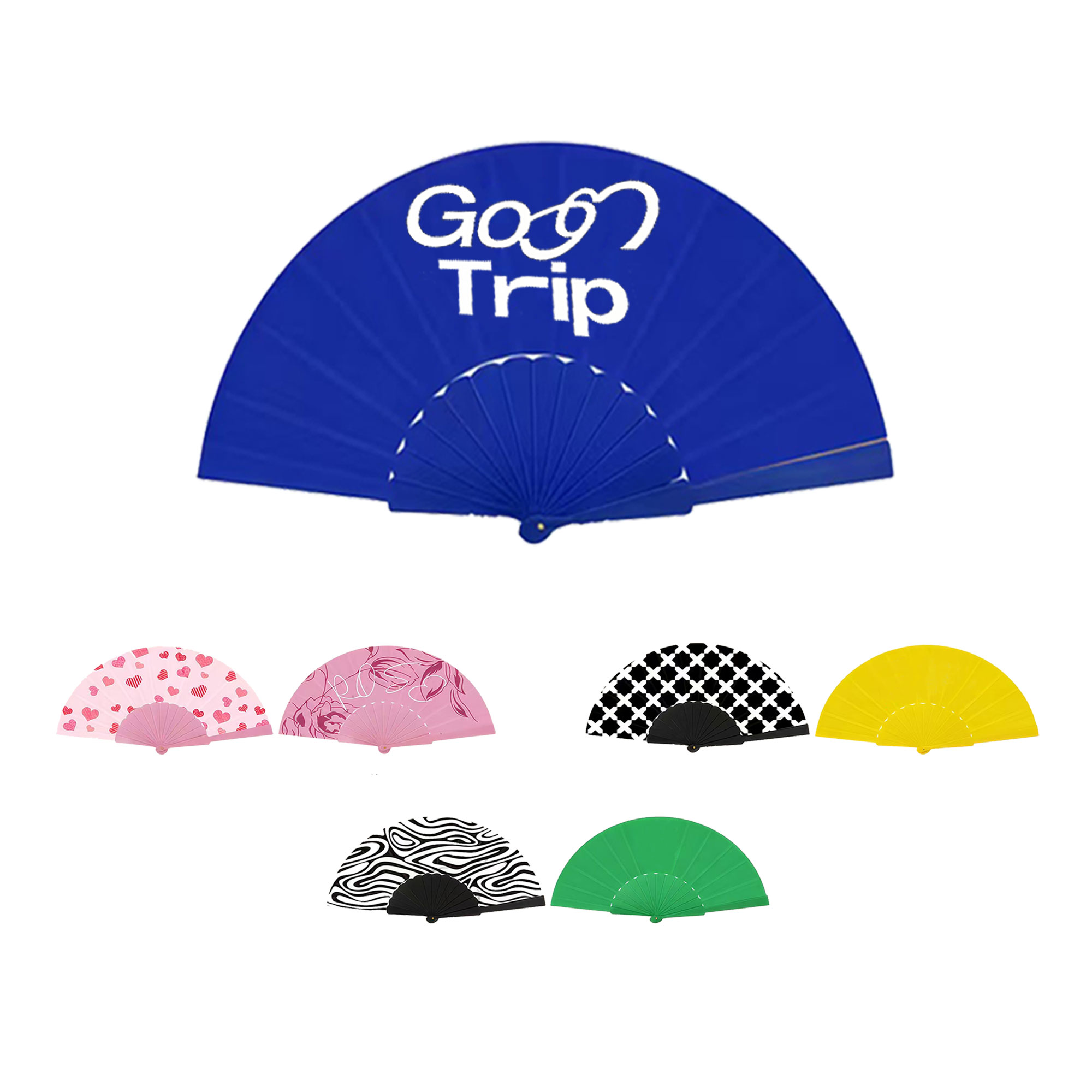 Folding Plastic Fan 2