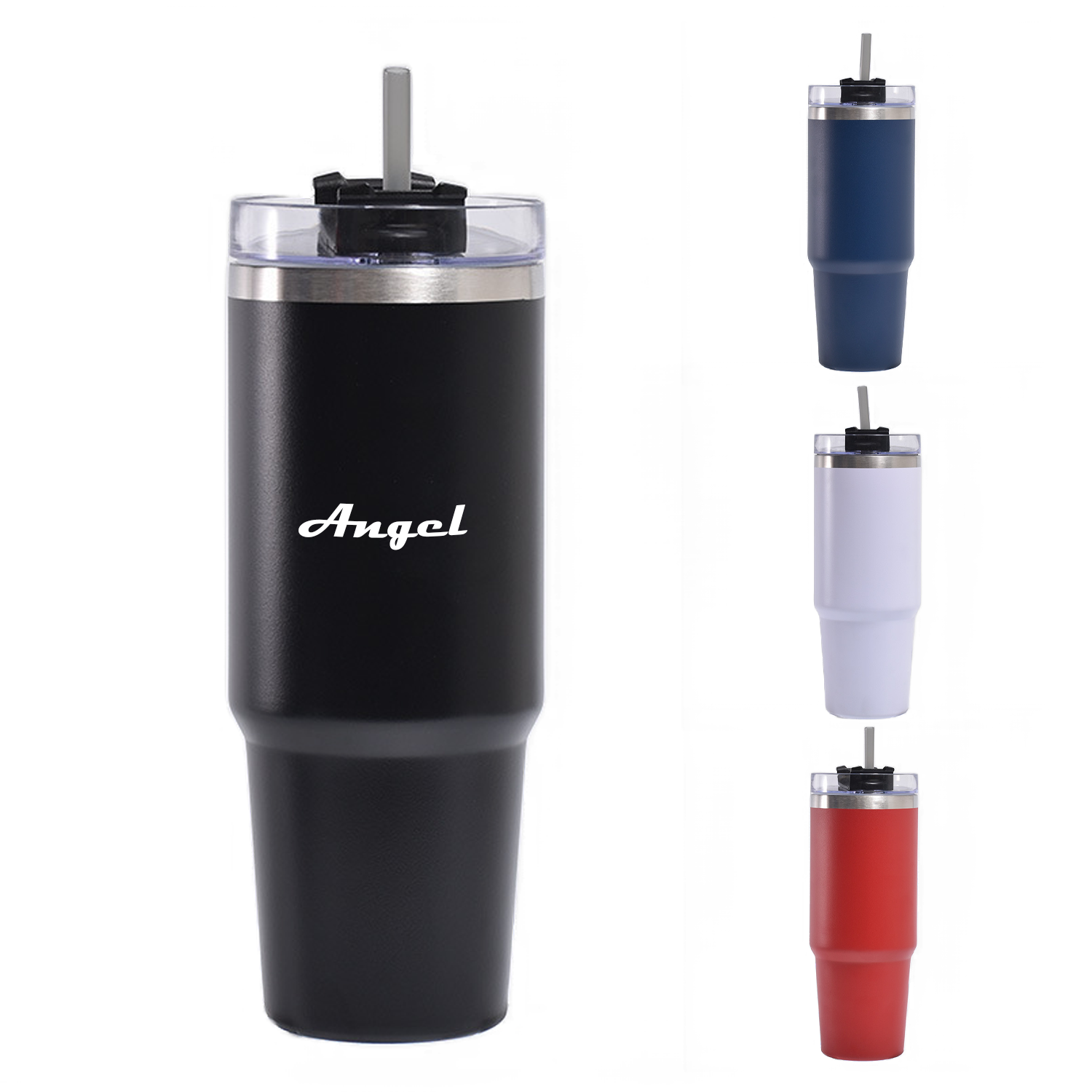 30Oz Reusable Insulated Mug Stainless Steel Bottle 9