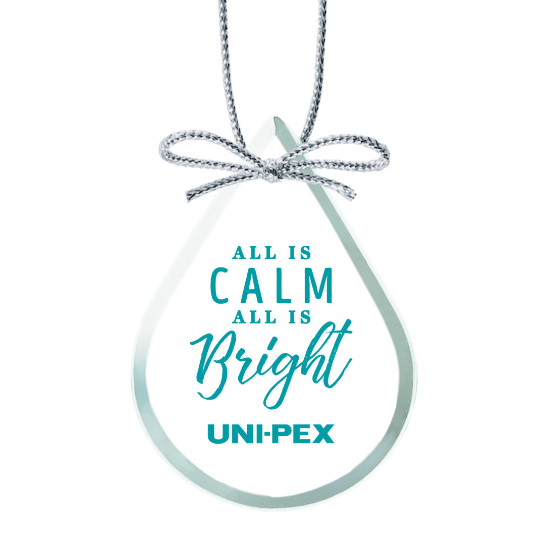 Jade Ornament - Teardrop Imprinted