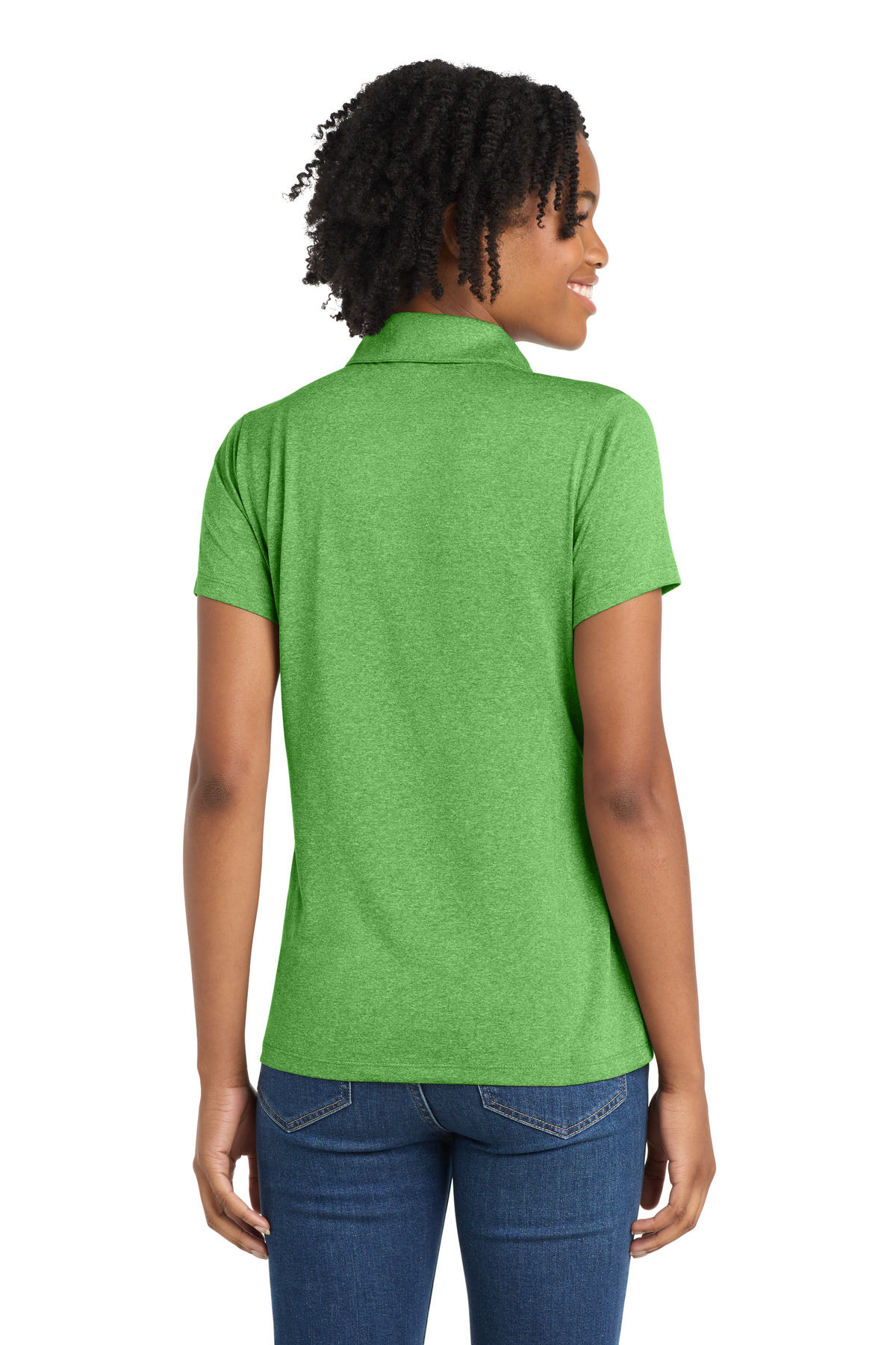Sport-Tek Women's Heather Contender Polo. LST660 15