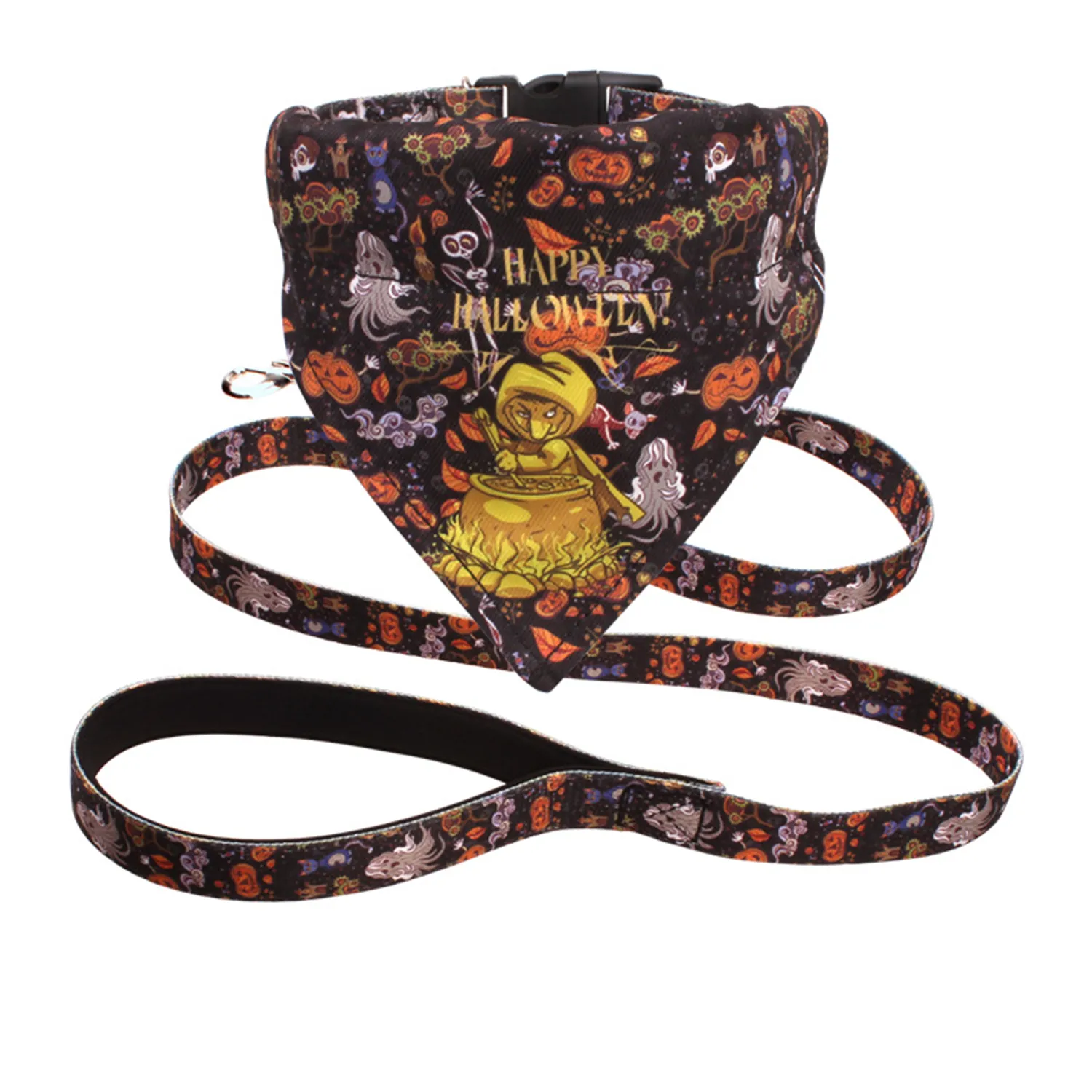 Halloween Dog Bandanas With Adjust Buckle 3