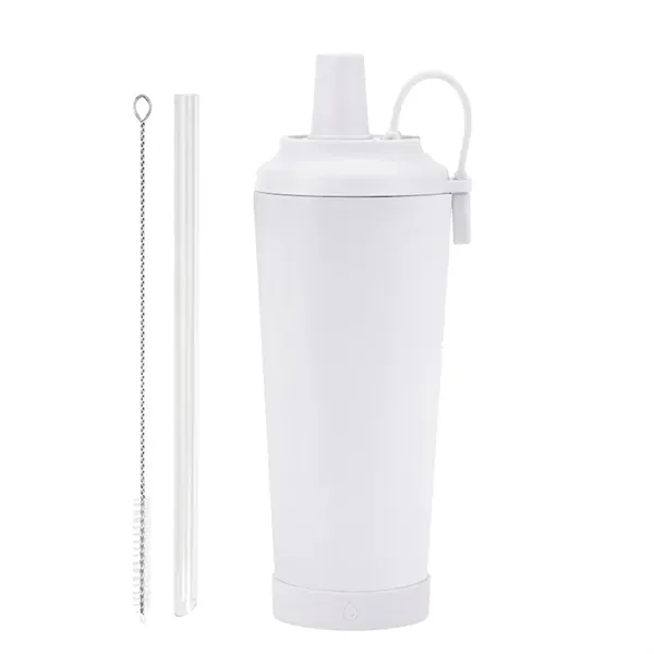 Portable Magnetic Ceramic Liner Straw Cup - 24oz Hand-Held 6