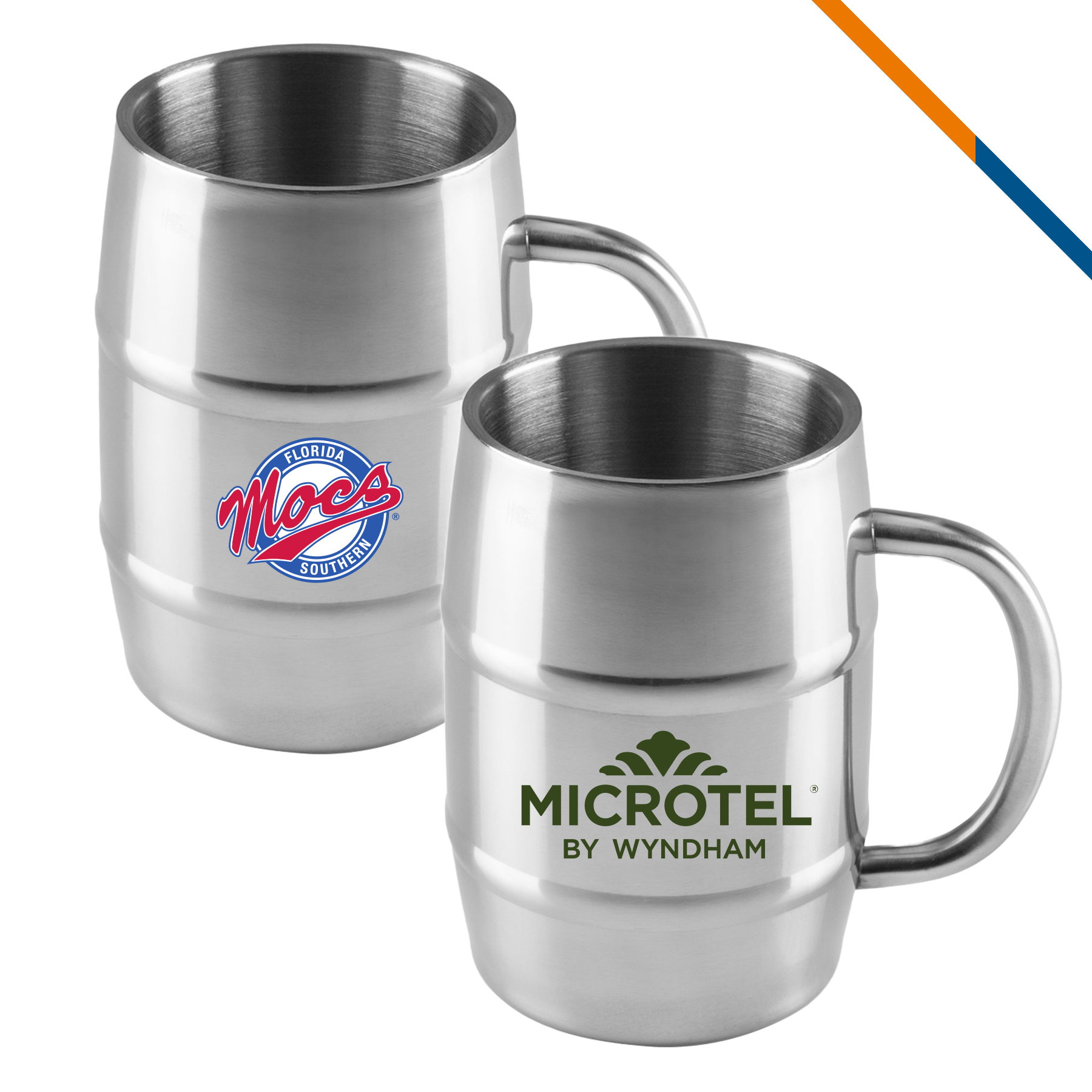 Cekia Stainless Steel Barrel Mug - 34 OZ. 1