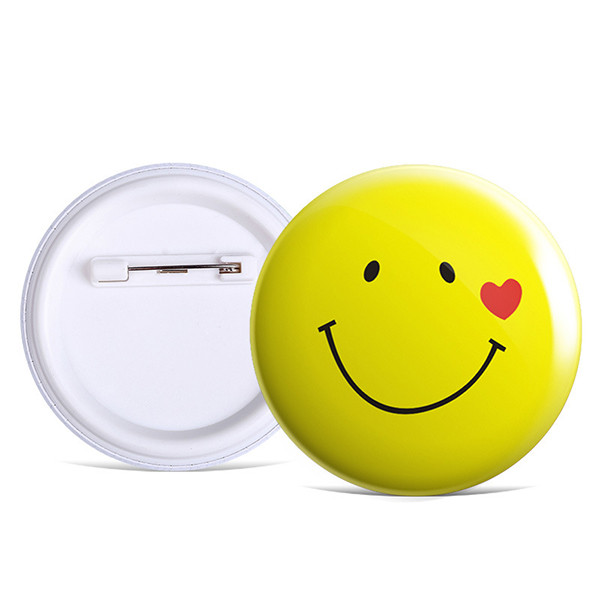 1 3/4" Dia Round Button Badge W/ Plastic Back 1