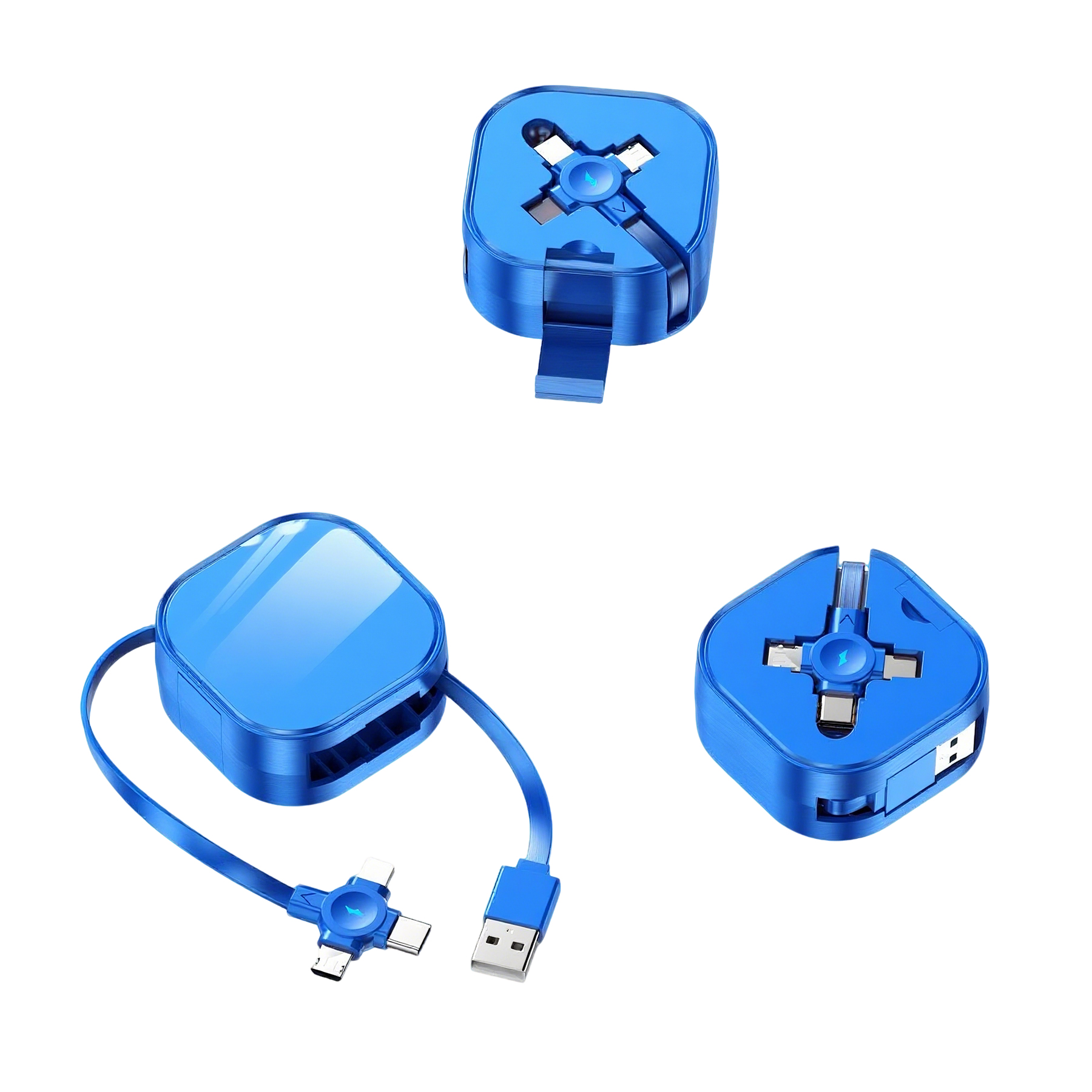 Retractable Phone Holder And 3-In-1 Data Cable 10