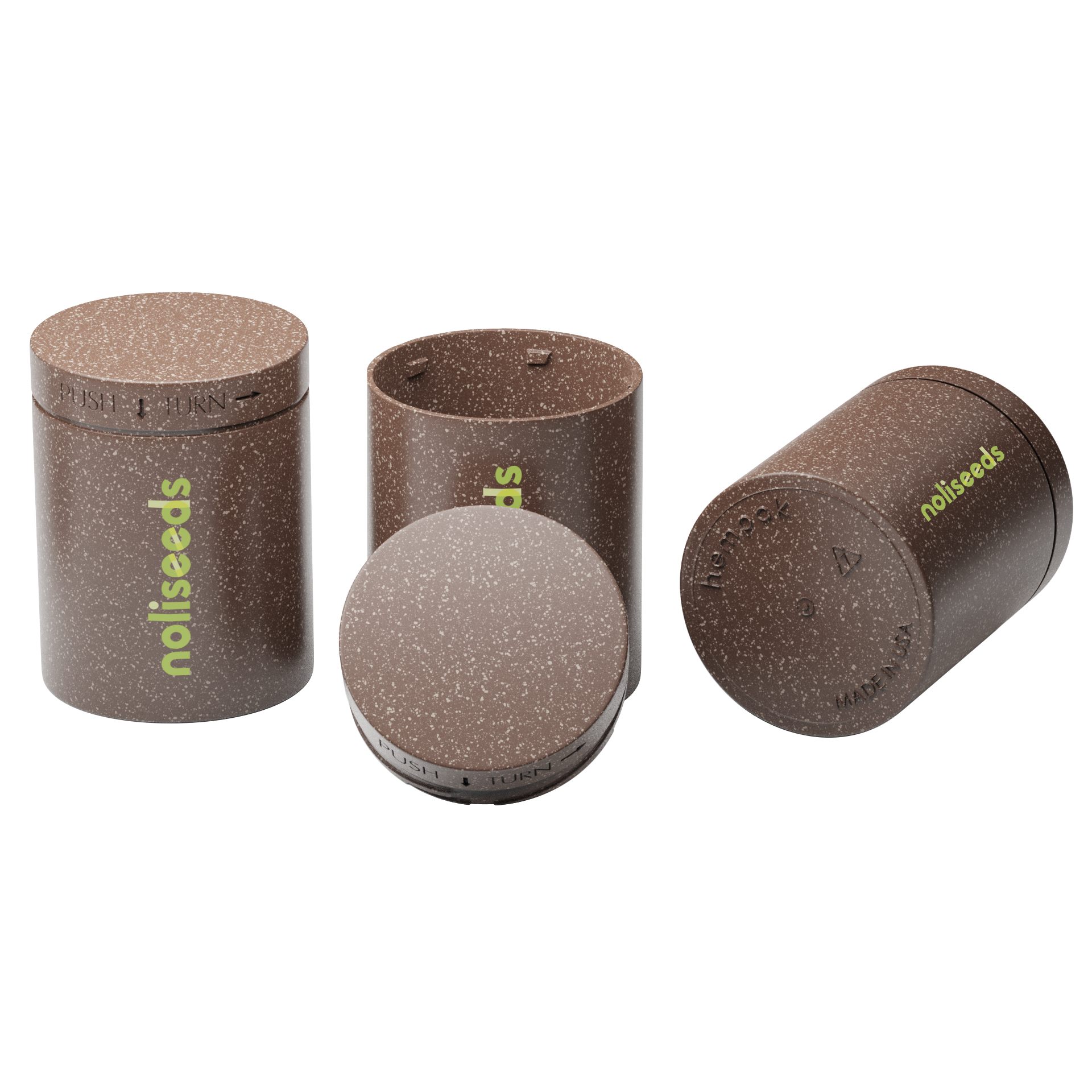 Custom HEMP Plastic CR Jar – 4 oz 2