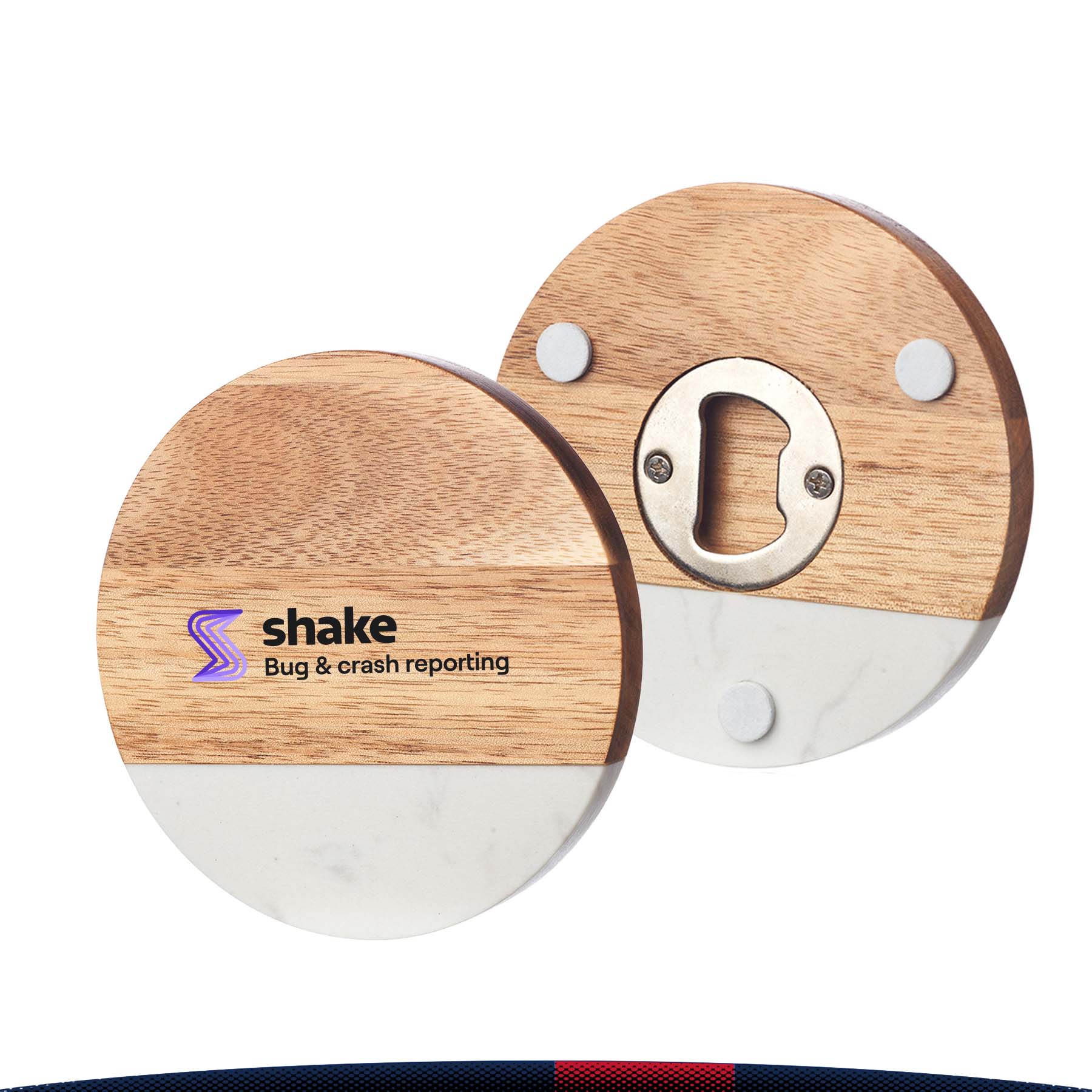 Hoisa Round Wood Coasters 3