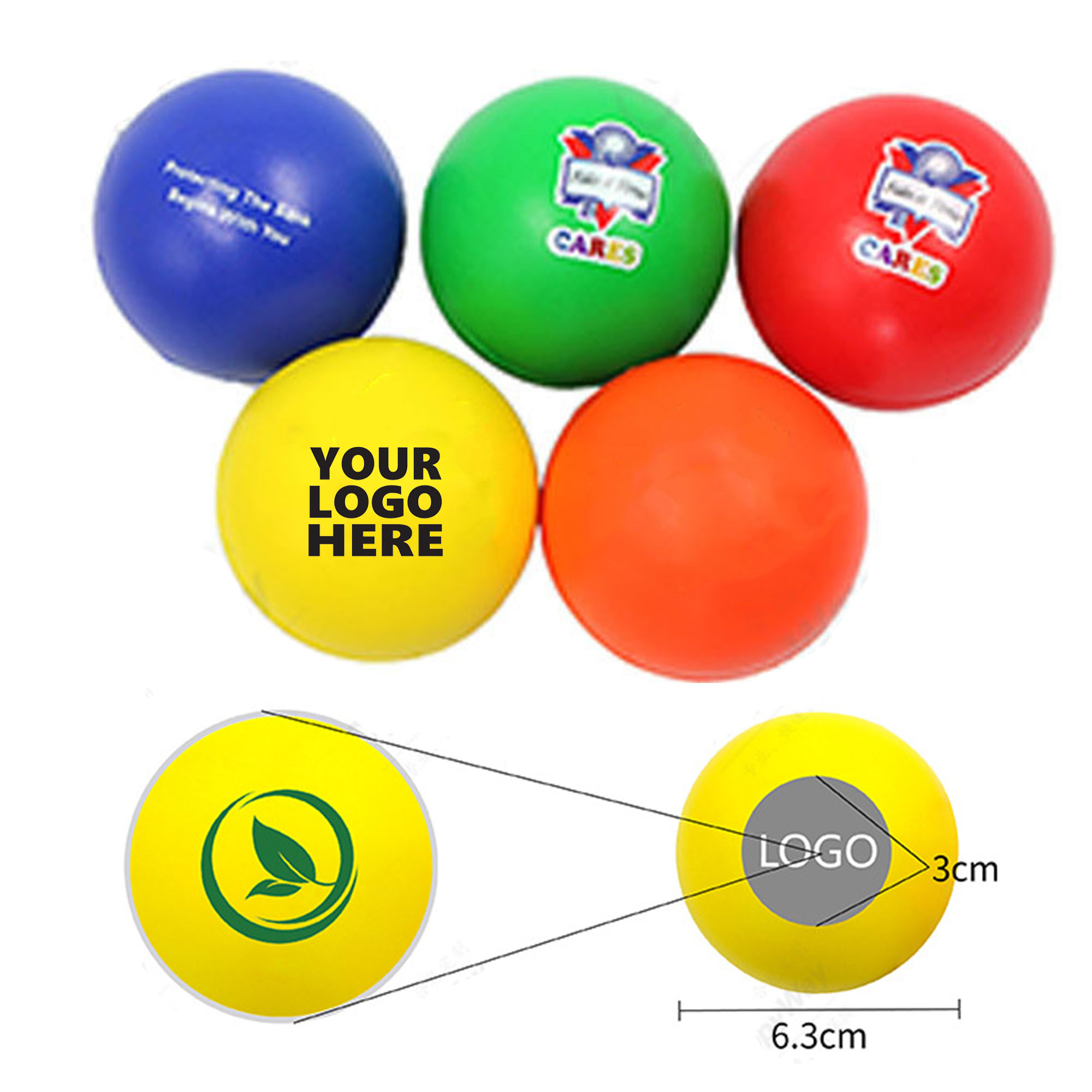 2.5in Custom Stress Ball 2