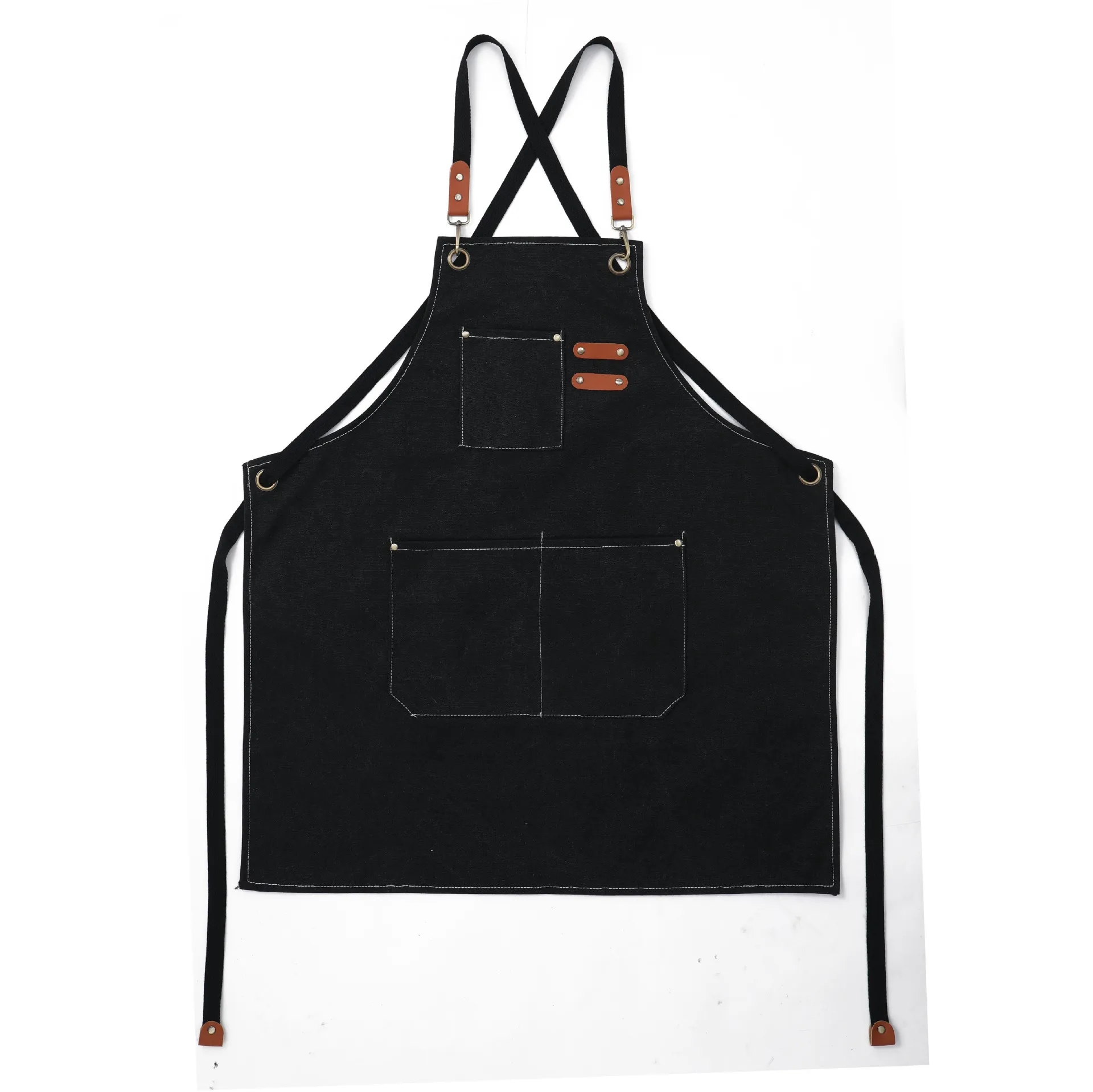 Adjustable Denim Bib Work Apron 2