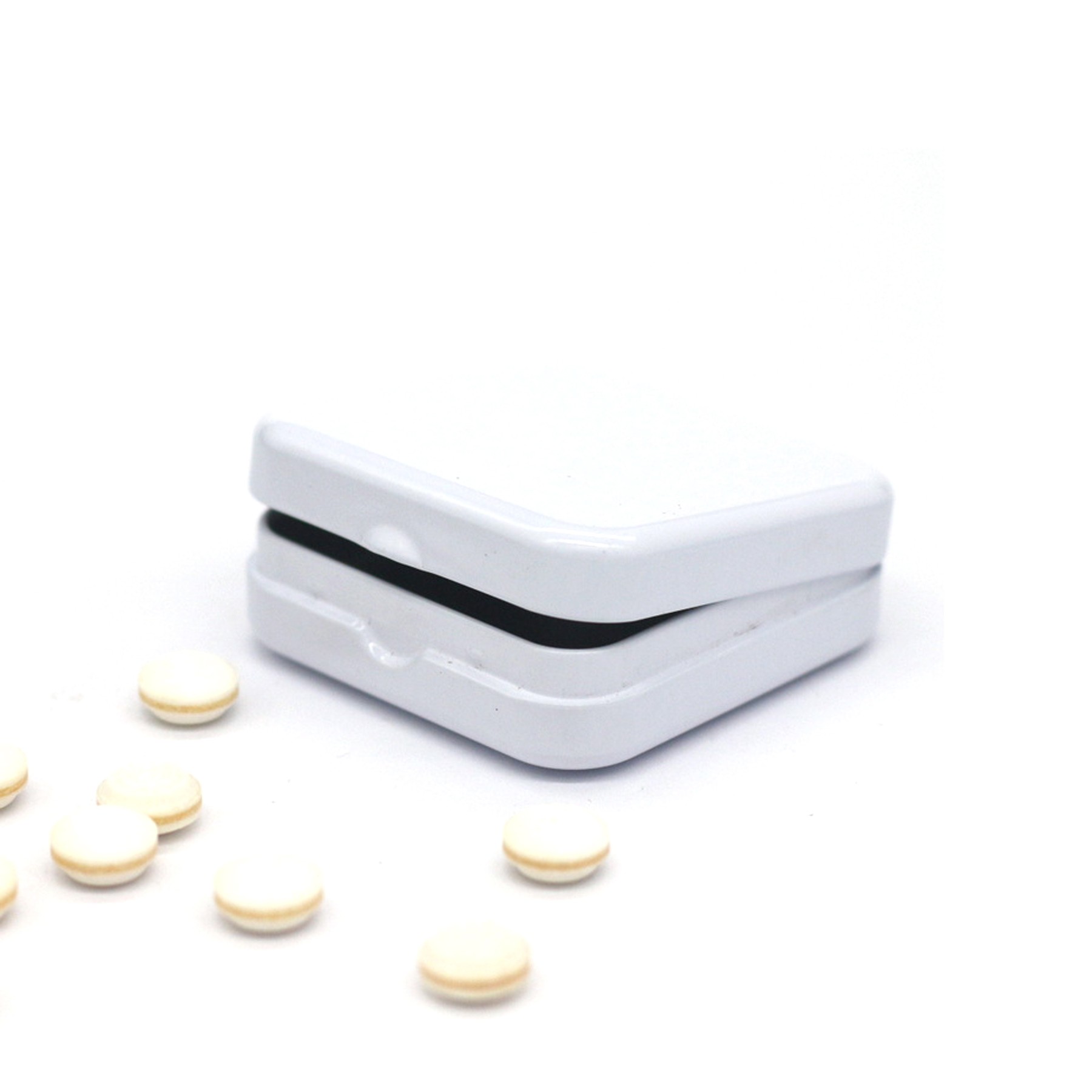 Square Iron Pill Box Organizer 6