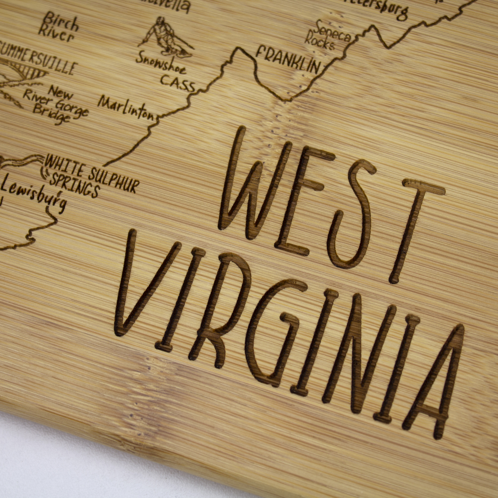 A Slice of Life West Virginia Serving & Cutting Board 3