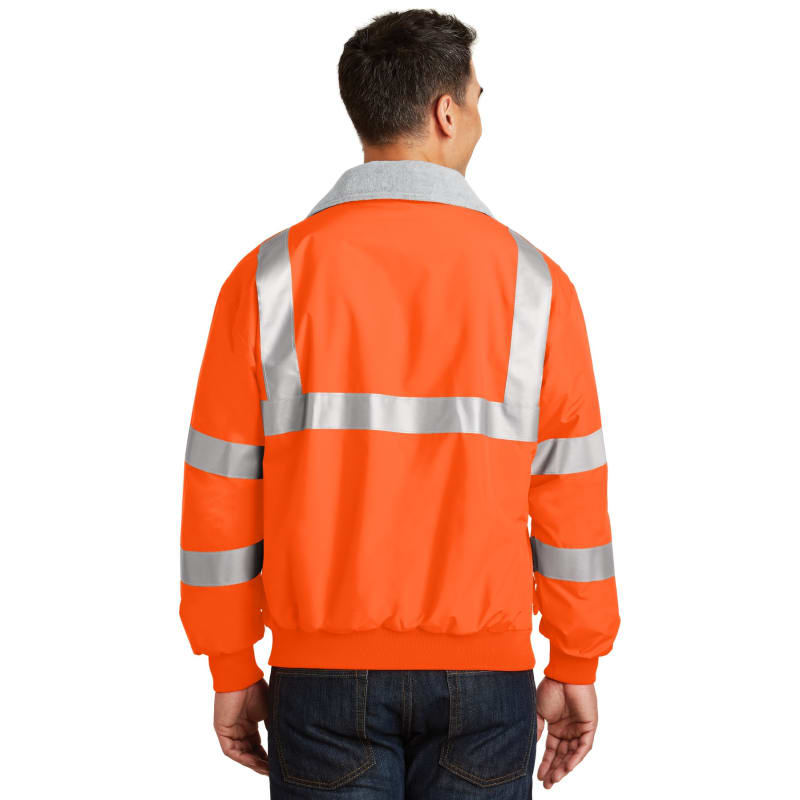 Port Authority Enhanced Visibility Challenger Jacket With Reflective Taping. 4