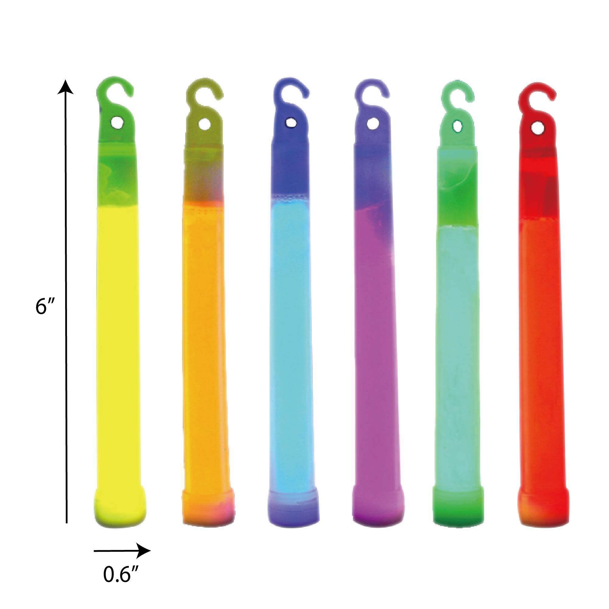 Waterproof 6" Glow Sticks for Parties 2