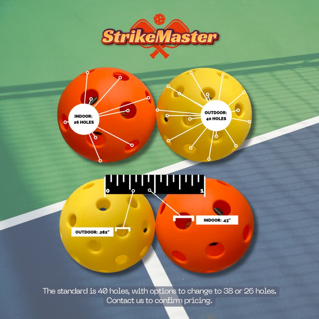 StrikeMaster Pickleball Trio Pack 10