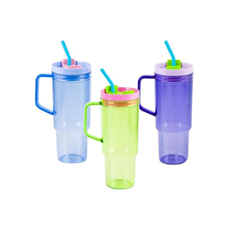 Tumblers with Straw - 40oz Assorted Colors 2