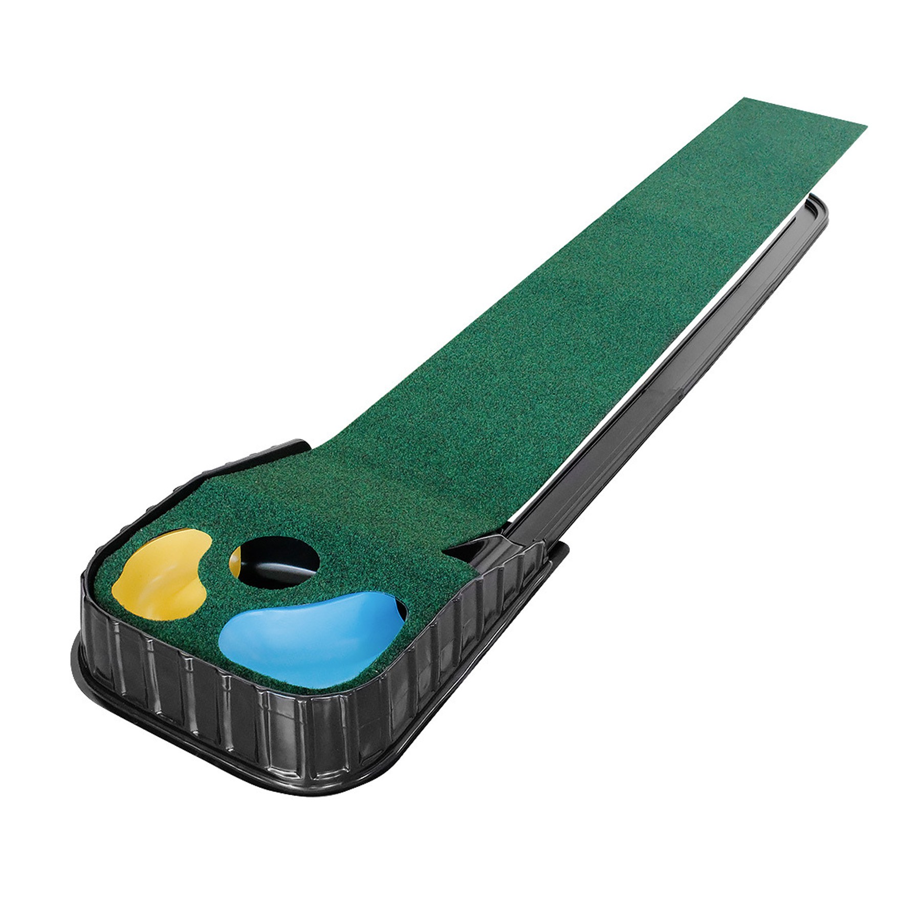 Indoor Golf Putting Practice Mat With Auto Ball Return 2