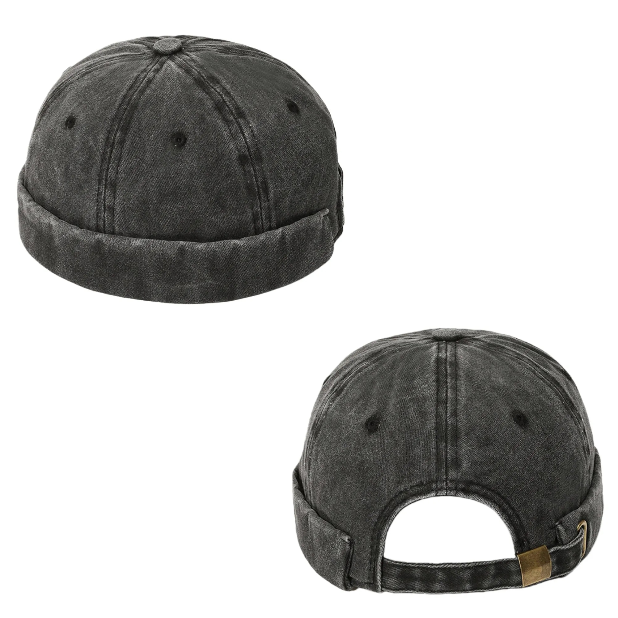 Vintage Denim Flat Hat Newsboy Paperboy Cap Hip Hop Beanie 2