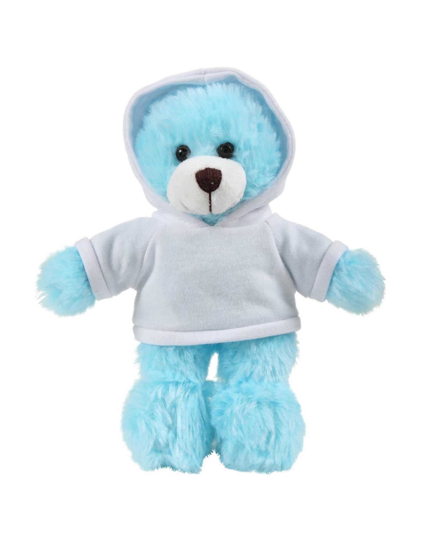 soft plush Blue Bear with hoodie 9