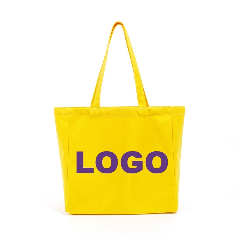 Custom Promotional Eco-friendly Shopping Canvas Bag, custom tote bag with logo imprint 4