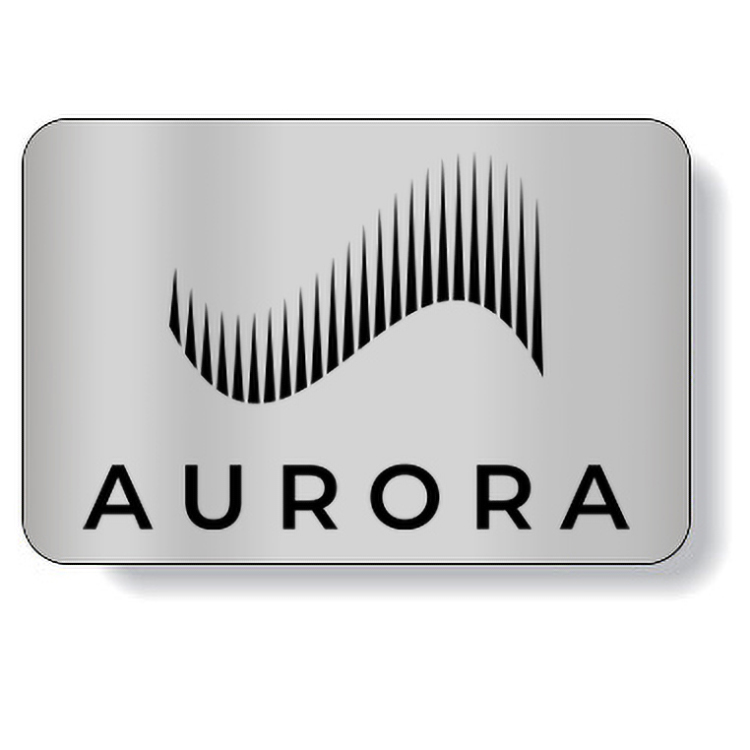 Dull Silver Foil Paper Roll Labels Stock Rectangle (1.25"x1.875")